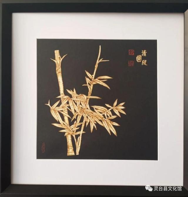 快來圍觀丨靈臺縣文化館干部劉強麥稈畫又出新作品啦！