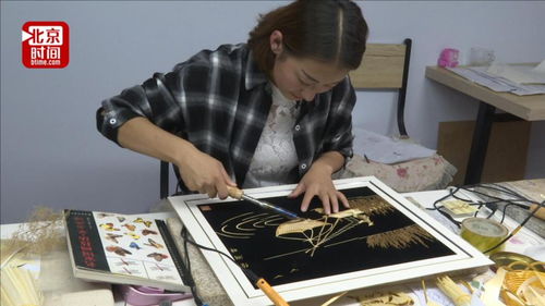 麥秸畫出新天地 90后女孩巧手變廢為寶，月入萬元